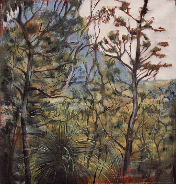 Emma Stuart, Red Ground 4, 2024