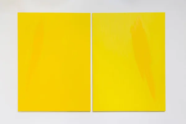 Andrew Southall, Yellow (Diptych), 2020