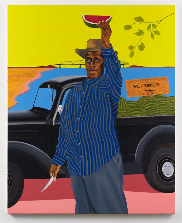 Keith Jackson The Humanitarian, 2024 Oil on canvas 60 x 48 inches (152.4 x 121.9 cm)