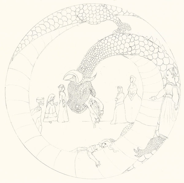 Nothing Tastes as Good as a Princess, 2021 Pencil on mountboard, framed. 23.5x23cm