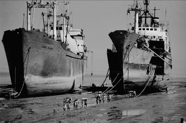 Ship Breaking Yard, Alang, India