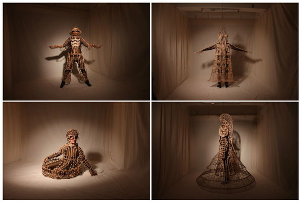Shakuntala Kulkarni, Of bodies, armour and cage | Studio Photo Performance, 2012