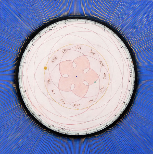 Desmond Lazaro, The Venus Pentagram, After Giovanni Domenico Cassini 1771 & James Ferguson 1799, 2020-2021