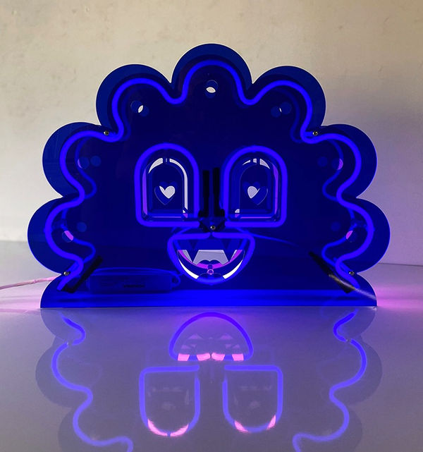 Choco Lampe, 2025 Néon et plexiglass 43 x 60 cm