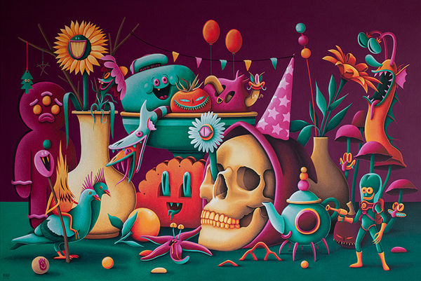 Culture Morte, 2025 Acrylique sur toile 97 x 146 cm