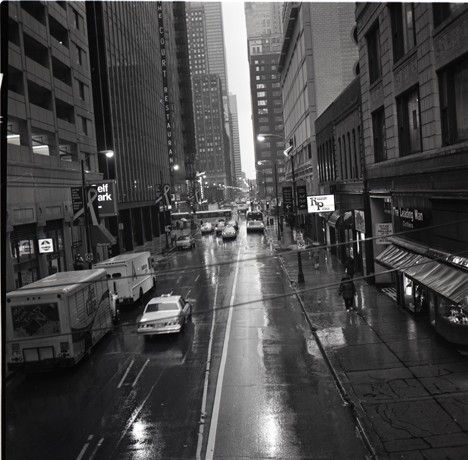 John Hendry, 20-563 Adams St Looking West from Wabash, 1995