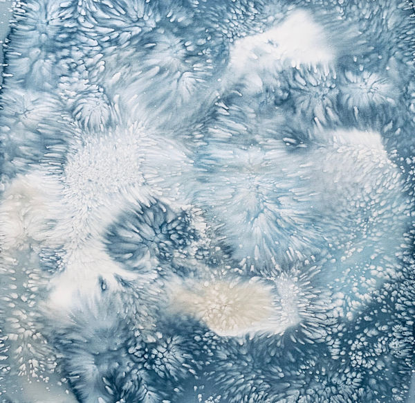 Allison Svoboda Surge 15, 2021 Watercolor on paper 45 x 45" 49.75 x 49.5" framed