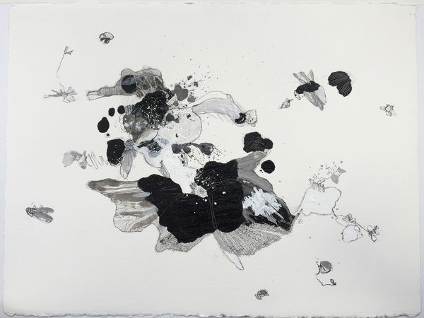 Shar Coulson Fusion102 Mixed Media on Paper 22 x 30" unframed 31.75 x 39.25" framed