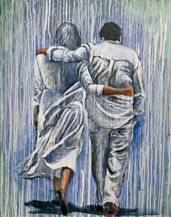 David Gista Amourette, 2024 Acrylic on canvas 30 x 24"