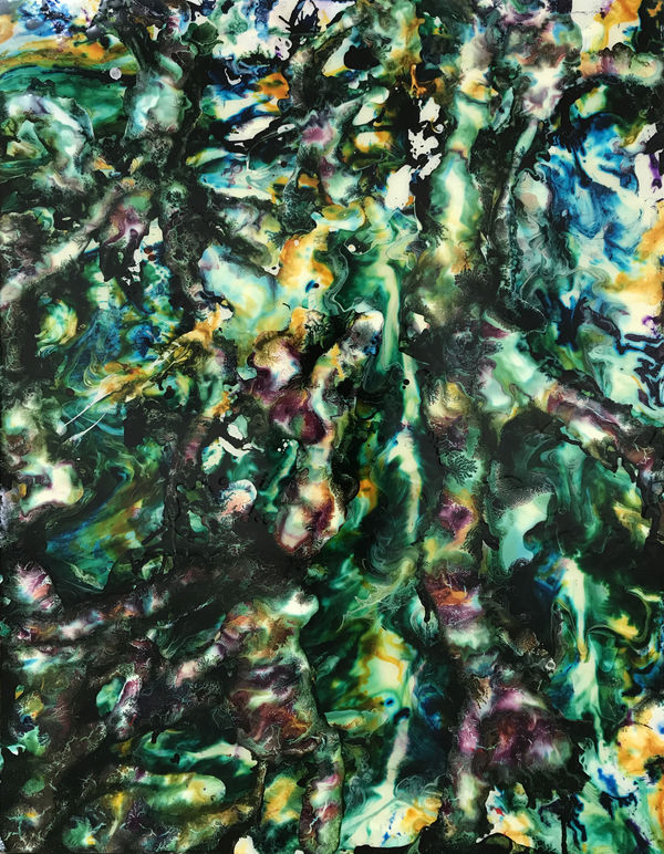 John Koehler Beryllium Mixed Media on Panel 36 x 48" unframed