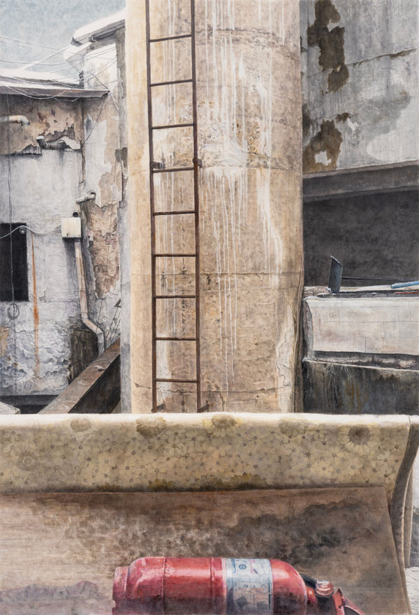 Jae Ho Jung, 해바라기 난간 (Sunflower Railing), 2025