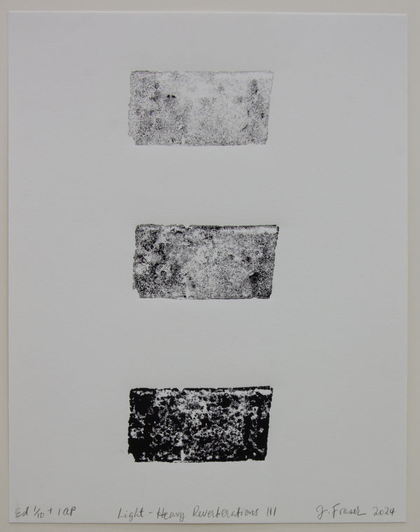 Jonathan Sölanke Gathaara Fraser, Light - Heavy Reverberations (III), 2024