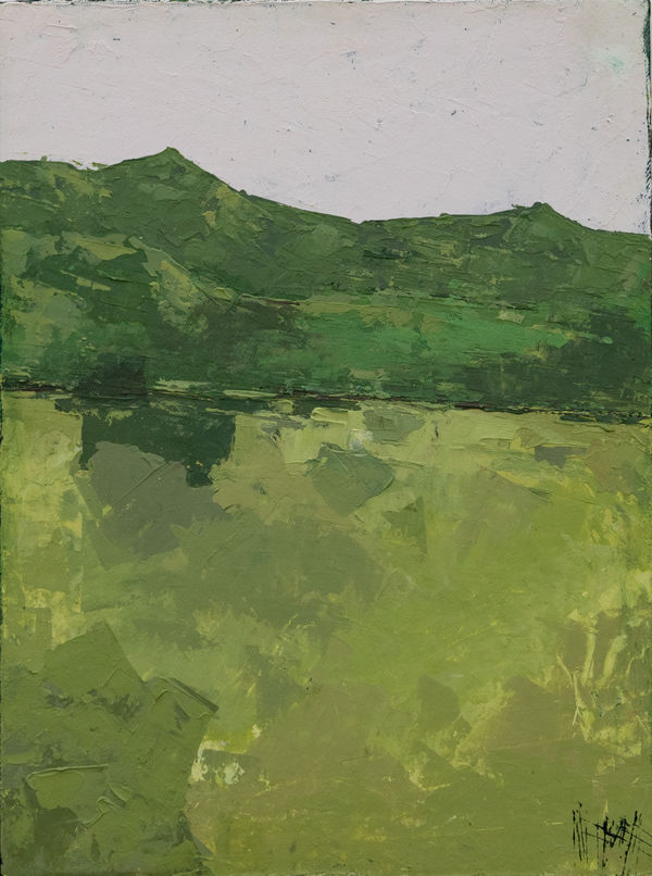 Joshua Mochache, Patina no.6 (Reflections on Tranquility), 2025