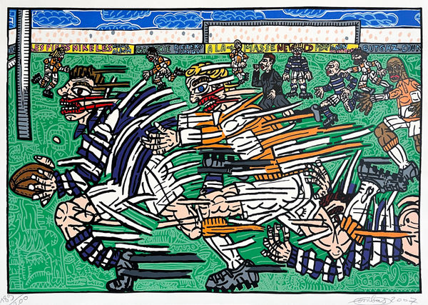 Robert Combas, La coupe du monde de rugby, 2007