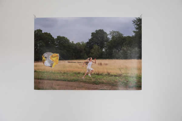 Carali McCall, Running Parachute (CLOSE), 2024