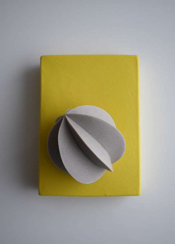 Nicholas Lees, Yellow/Grey Fluxwork (25.02), 2025