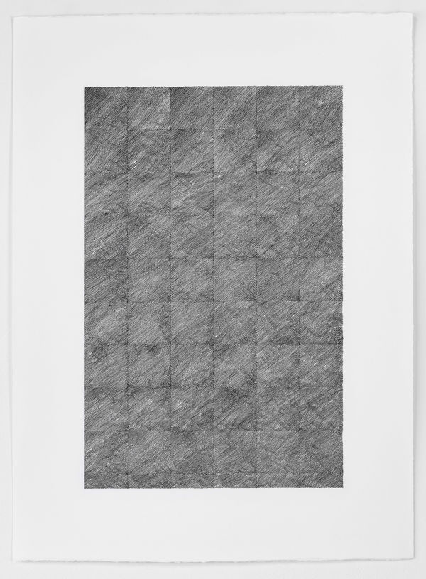 Anna Mossman, Small Diagonal Lines 9, 2017