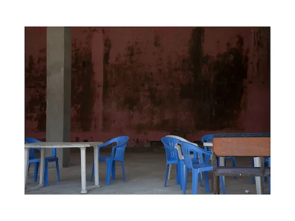 Andrew Cross, Mogadishu (blue plastic chairs) , 2013/2026