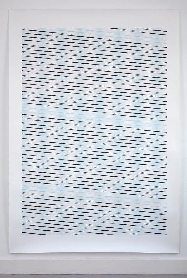 Anna Mossman, Double Structure in Blue and Black, 2020