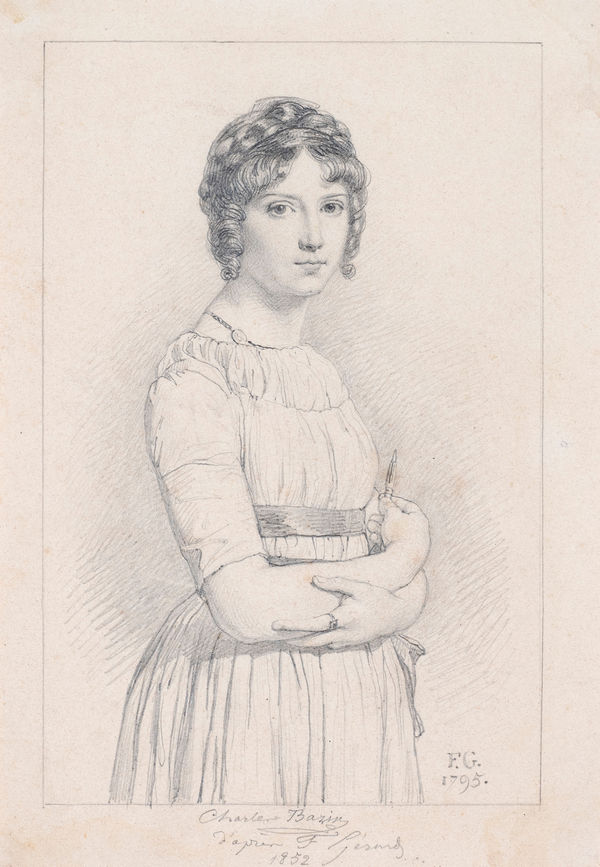 CHARLES LOUIS BAZIN, Portrait of Alexandrine Émilie Brongiart, 1852