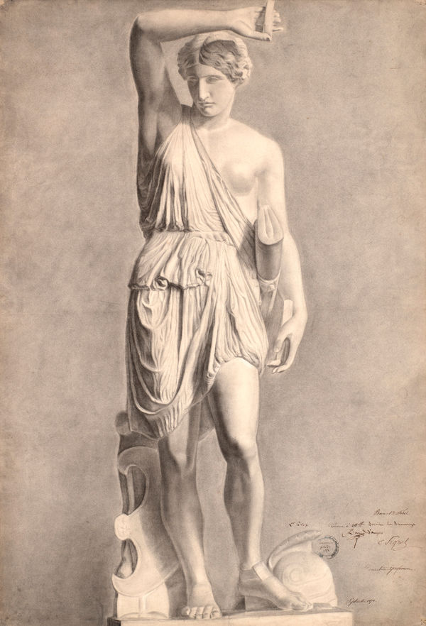 LOUISE LESAUVAGE, The Amazone Mattei (after Phidias), 1851