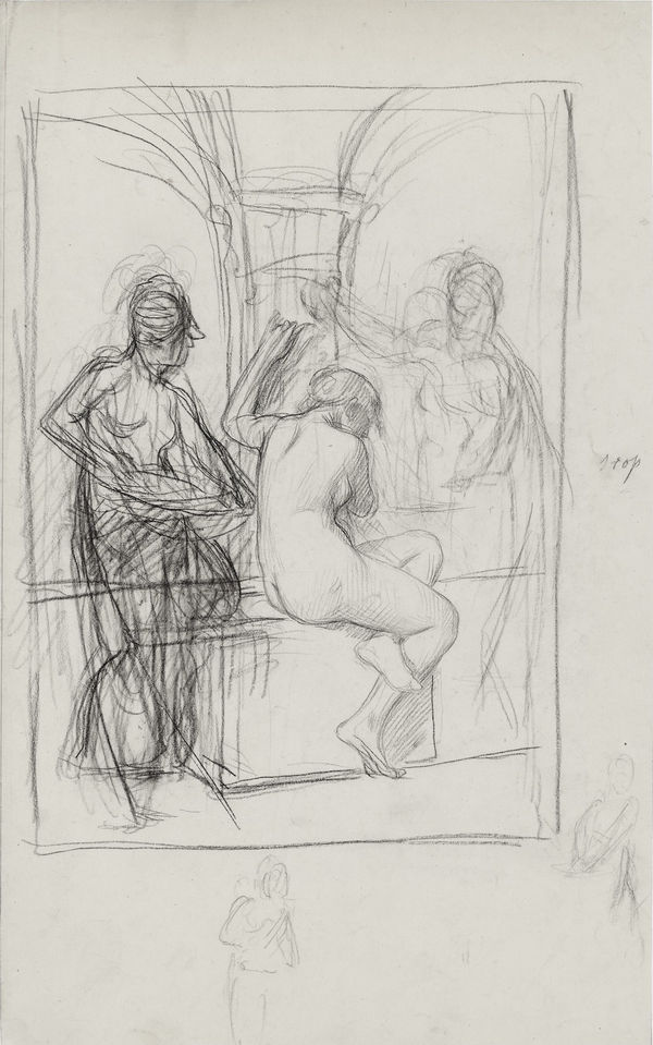 JEAN-LÉON GÉRÔME Study for Moorish Bath, c. 1872