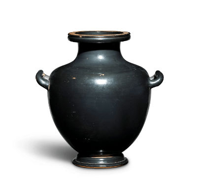 Black-glazed Kalpis, Attic Greek, c. 450 – 400 B.C.