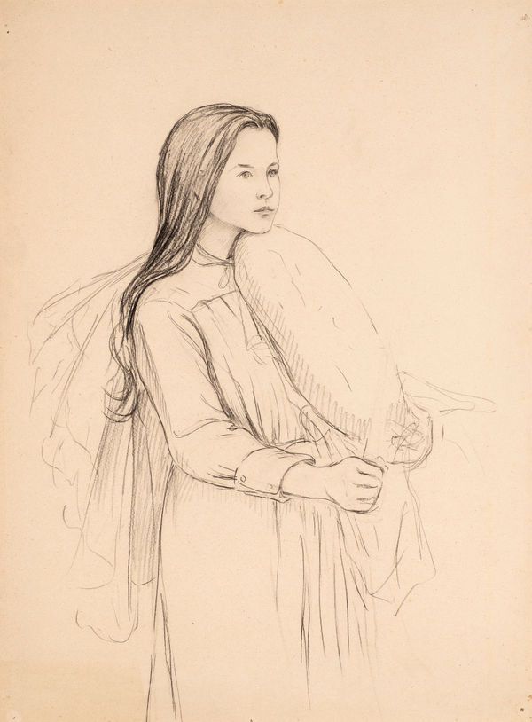 VIRGINIE DEMONT-BRETON Study of a young girl