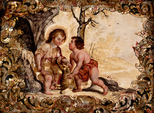 MIGUEL GONZÁLEZ, Infant Jesus and Infant John the Baptist