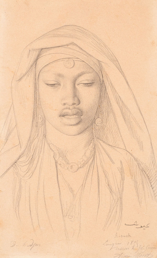 JEAN-LÉON GÉRÔME Portrait of a Woman (Aiouch), 1855