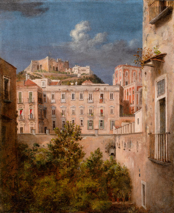 MARIA LUSHINGTON, Naples, a view up to Castel Sant'Elmo