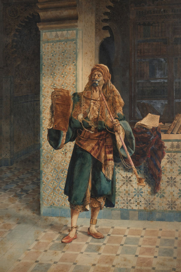 ANTONIO FABRÉS, A Palace Guard Smoking