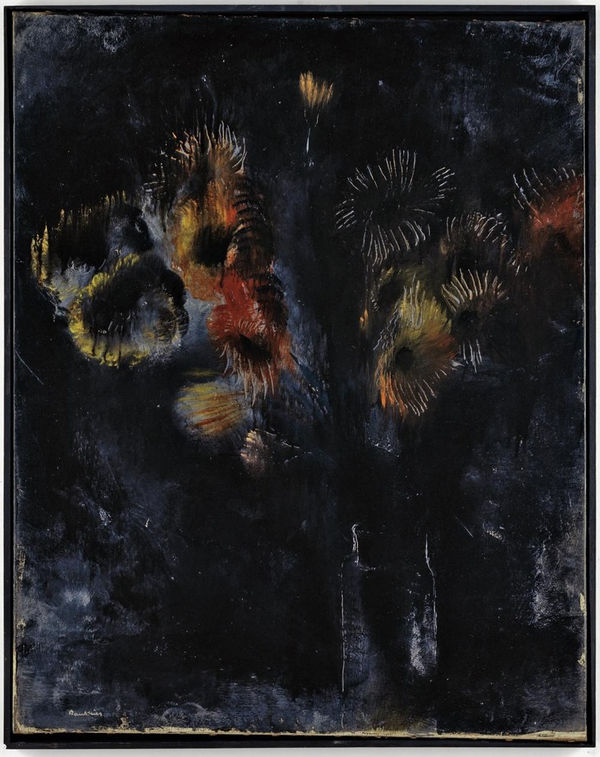 JEAN FAUTRIER, FLEURS NOIRES, 1926