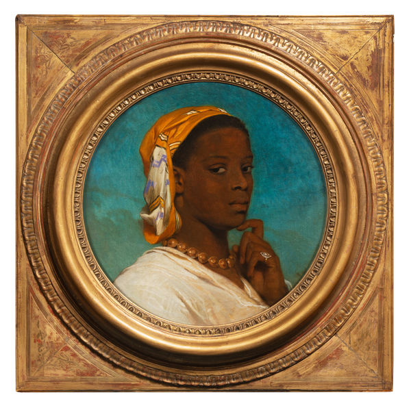 ÉDOUARD-LOUIS DUBUFE, The Woman with the Gold Grain Necklace, 1861