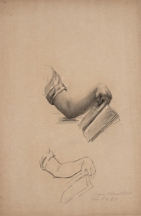 VIRGINIE DEMONT-BRETON Study of arms for “L’a.b.c”