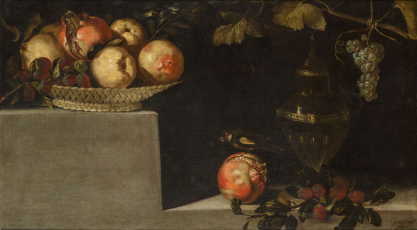 JUAN VAN DER HAMEN, Still life with fruit and vase, 1626