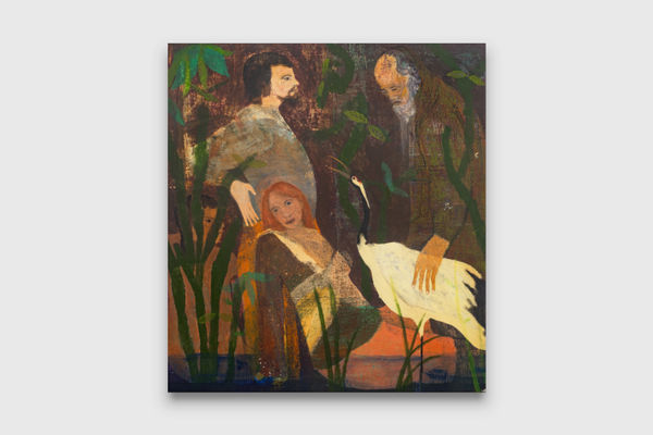 Justin Williams The last thing I could give, was something that wouldn't be lost, 2025 oil and pigment on canvas 101 x 91 cm 39 3/4 x 35 7/8 in