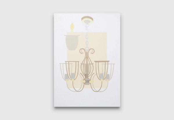 Marilyn Schneider Prawn Cocktail, 2019 gouache on stretched canvas 70 x 50 cm 27 9/16 x 19 11/16 inches