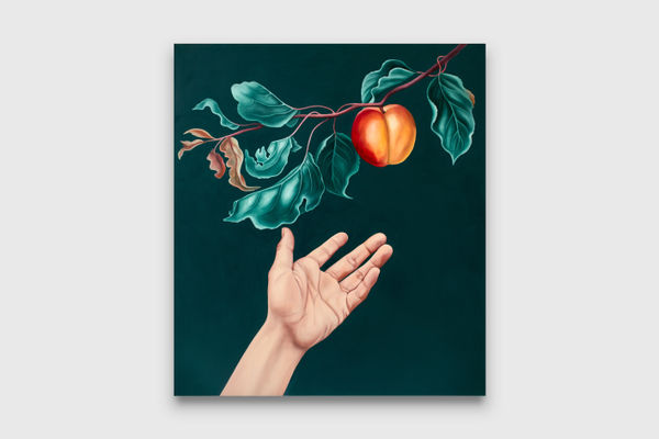 Kansas Smeaton Moon of the faith, 2025 oil on canvas 45.5 x 40.5 cm 18 x 16 in