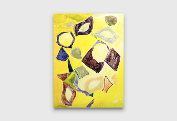 Laura Skerlj Necklace II, 2020 oil on paper 59 x 79 cm 23 7/32 x 31 3/32 inches