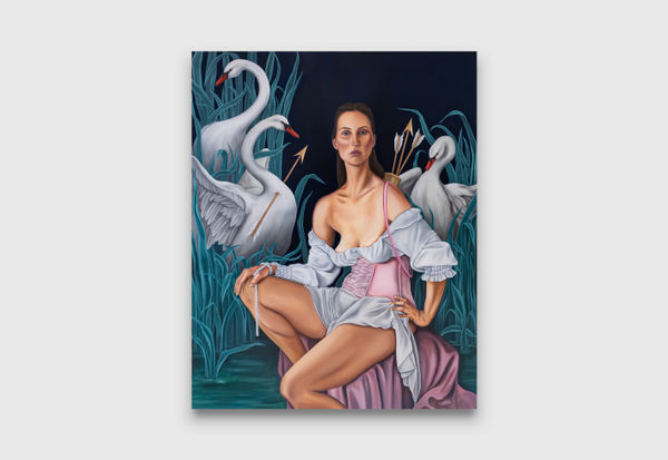 Kansas Smeaton Bird on the wire, 2025 oil on canvas 153 x 122 cm 60 1/4 x 48 in