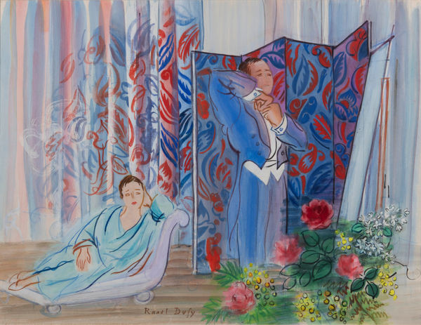 Raoul Dufy, Le Départ pour la soirée, 1936