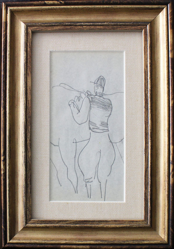 Raoul Dufy, Jockey à la casaque, Deauville, 1941