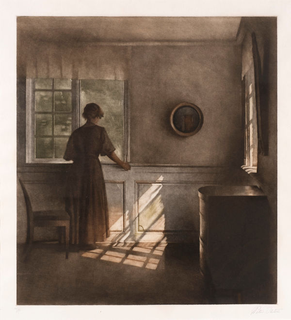 Peter Ilsted, Woman by window