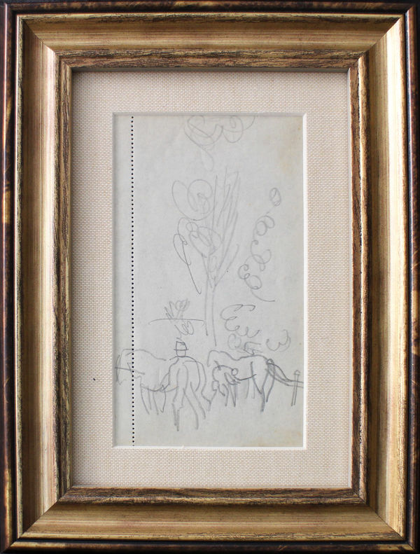 Raoul Dufy, Chevaux à Deauville, 1941