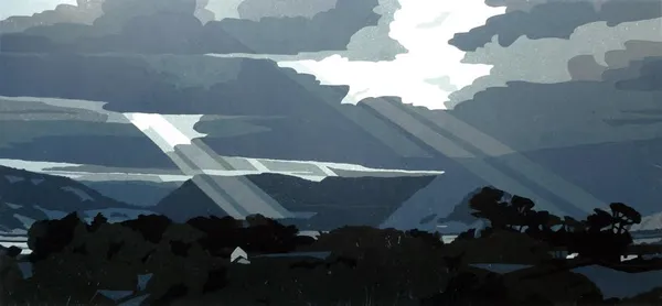 Ann Lewis RCA, O’r tywyllwch, Dyffryn Conwy (From the darkness, Conwy Valley)