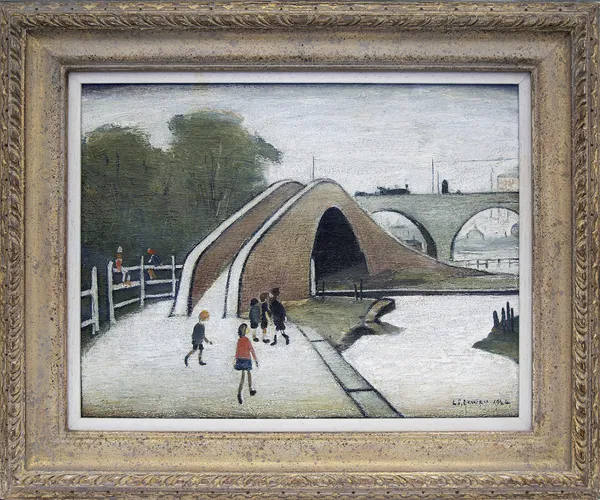 L.S Lowry, A Bridge, 1944