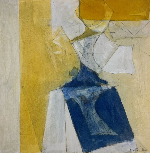 Adrian Heath, Study for 'Iford' #12, 1984