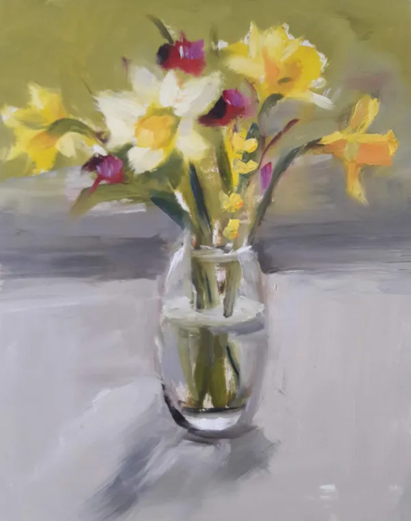 Liam Spencer, Daffodils, Crocus, and Forsythia