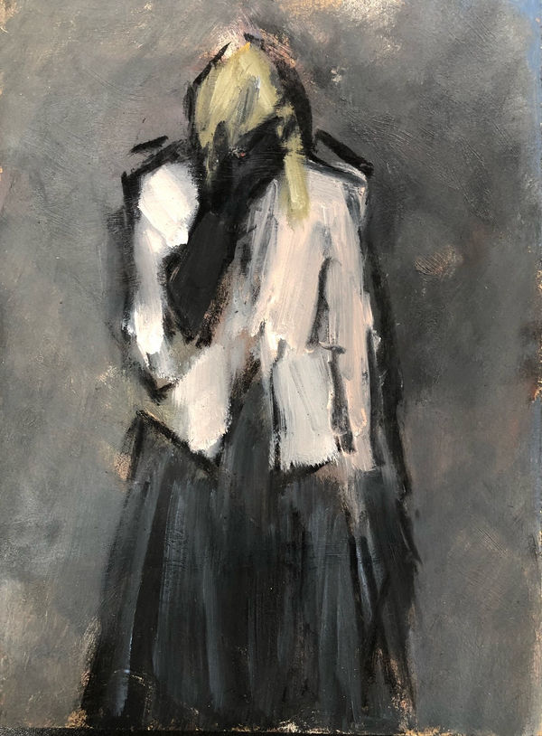 Ghislaine Howard, Self Portrait: The Black Glove